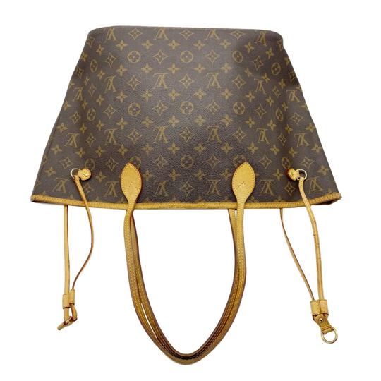 Louis Vuitton Neverfull Mm Brown Monogram Canvas Tote