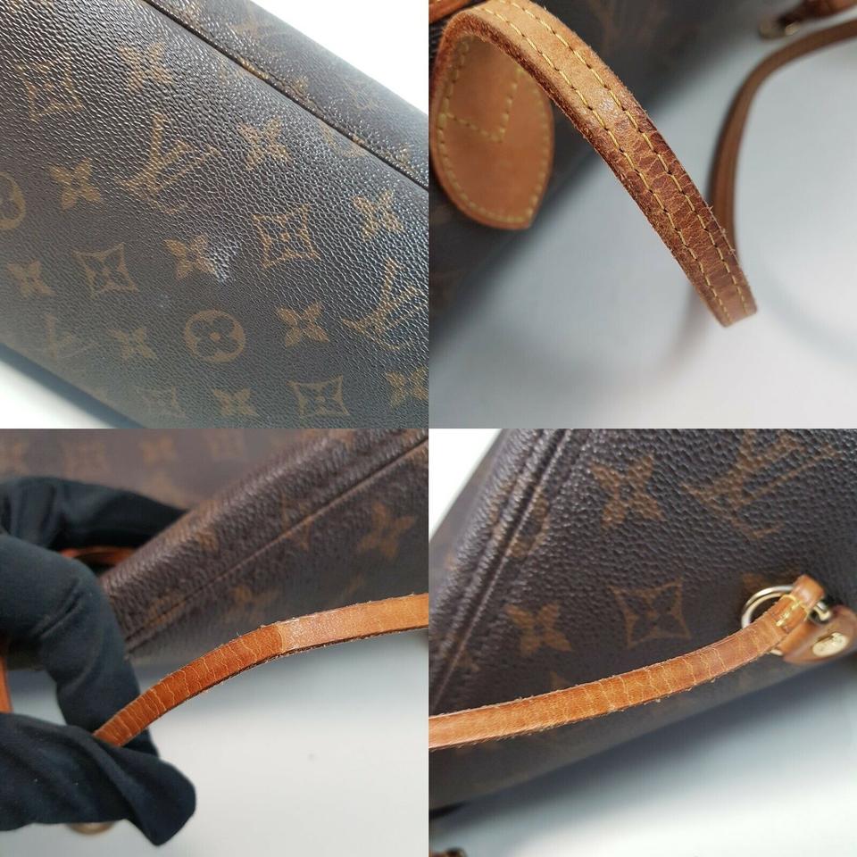 Louis Vuitton Neverfull Mm Brown Monogram Canvas Tote