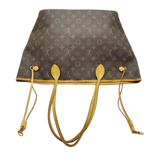 Louis Vuitton Neverfull Mm Brown Monogram Canvas Tote