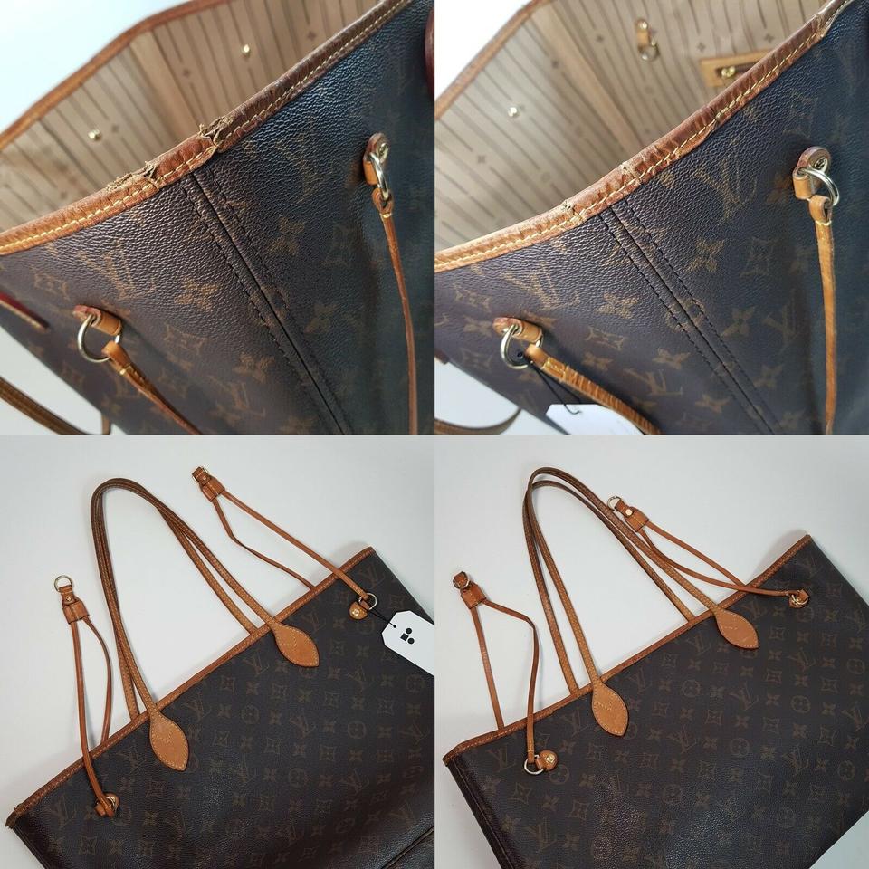 Louis Vuitton Neverfull Mm Brown Monogram Canvas Tote