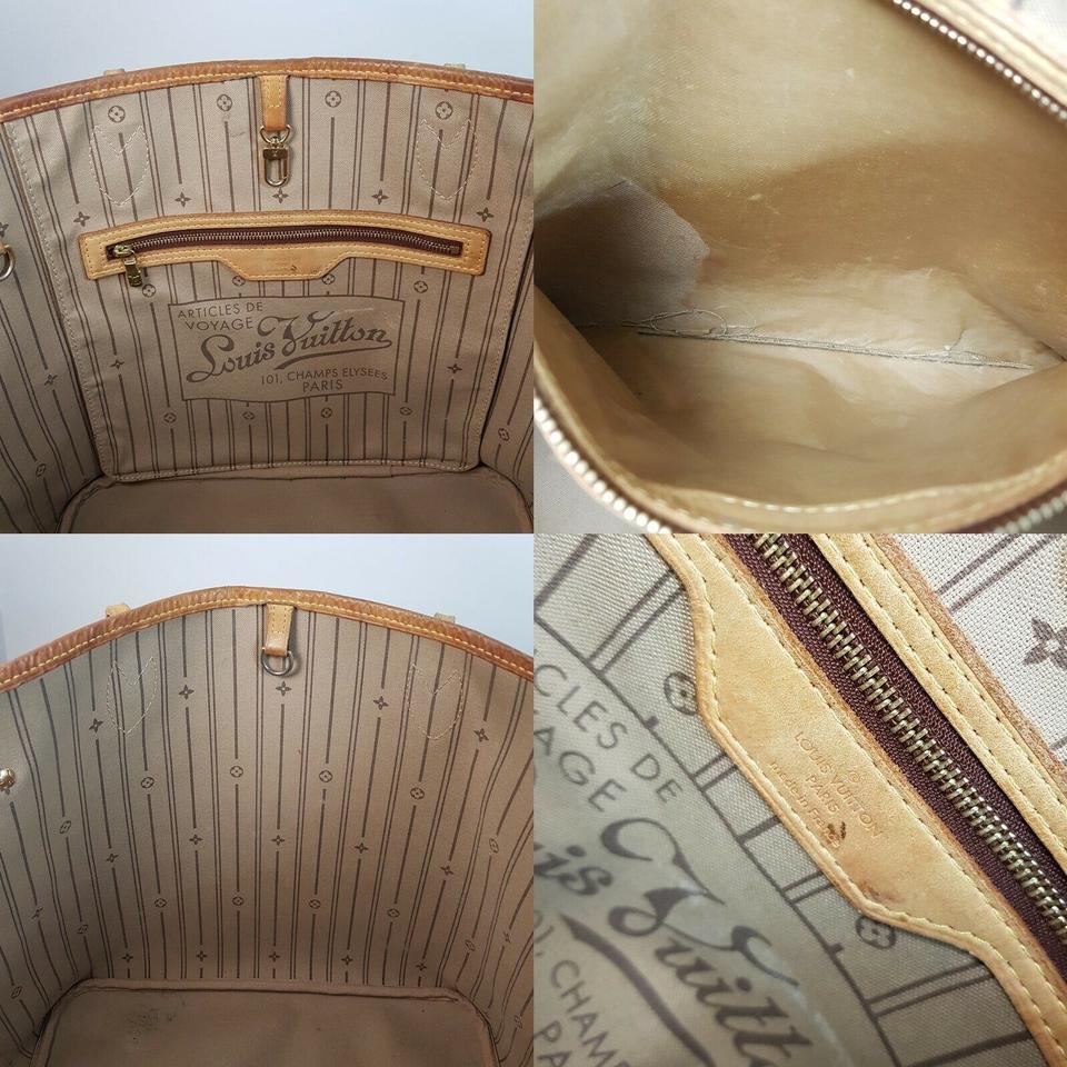Louis Vuitton Neverfull Mm Brown Monogram Canvas Tote