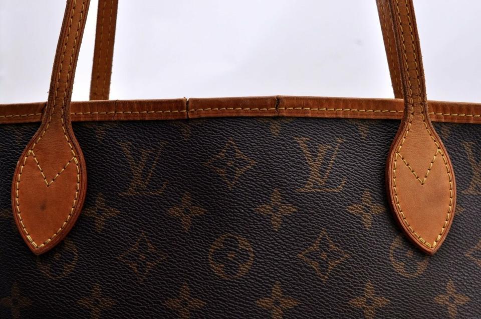 Louis Vuitton Neverfull Mm Brown Monogram Canvas Tote