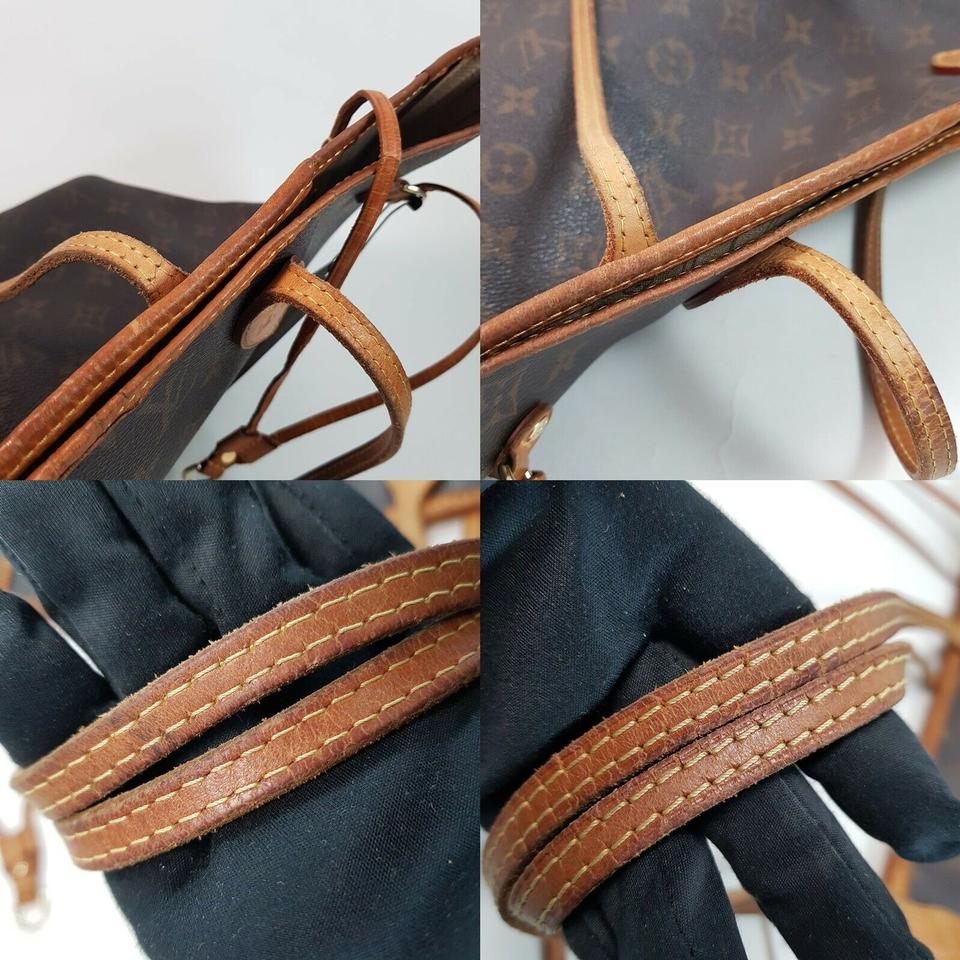 Louis Vuitton Neverfull Mm Brown Monogram Canvas Tote
