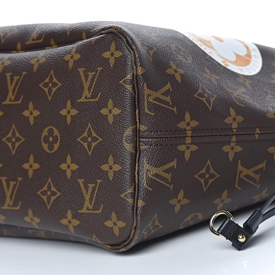 Louis Vuitton Neverfull Monogram World Tour Mm Brown Canvas Tote
