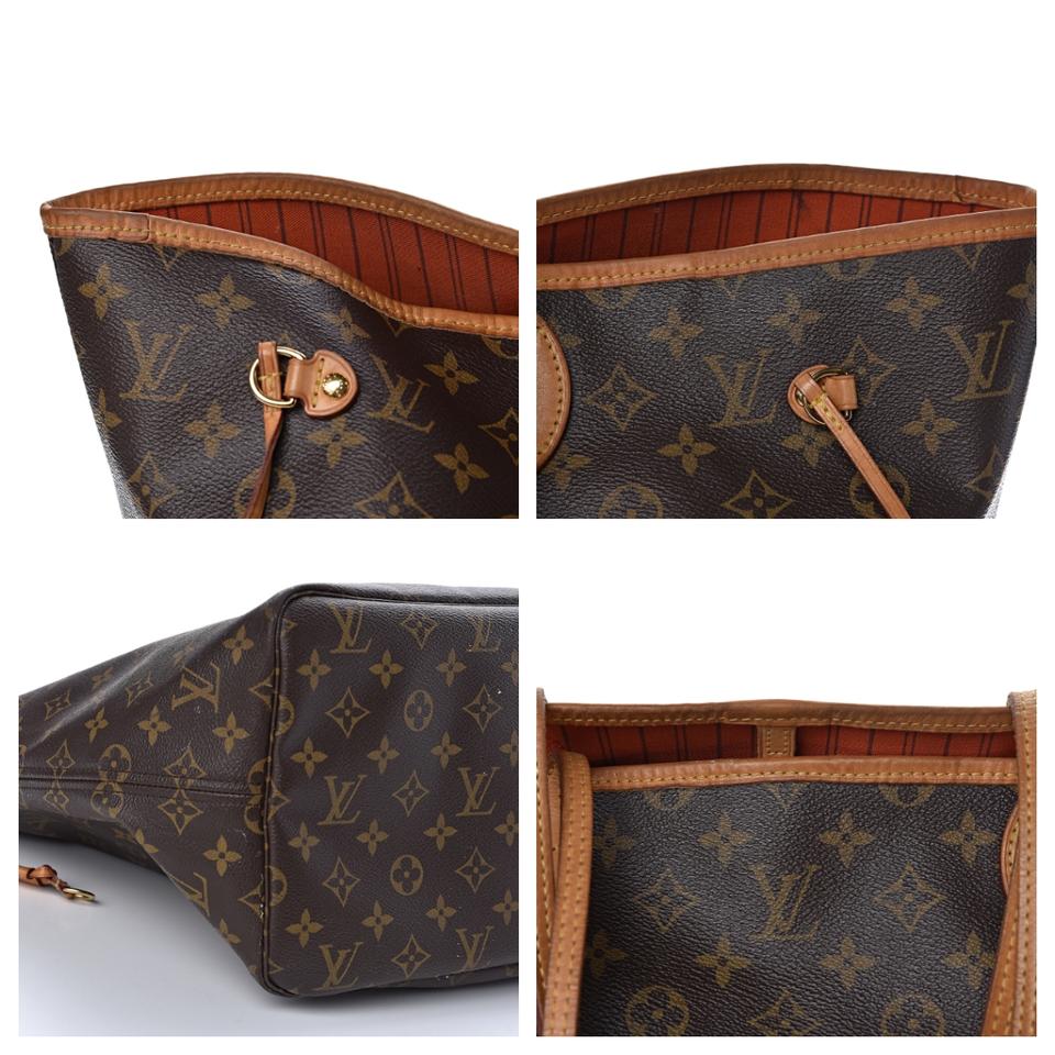 Louis Vuitton Neverfull Neo Gm Cerise Monogram Brown Canvas & Leather Tote