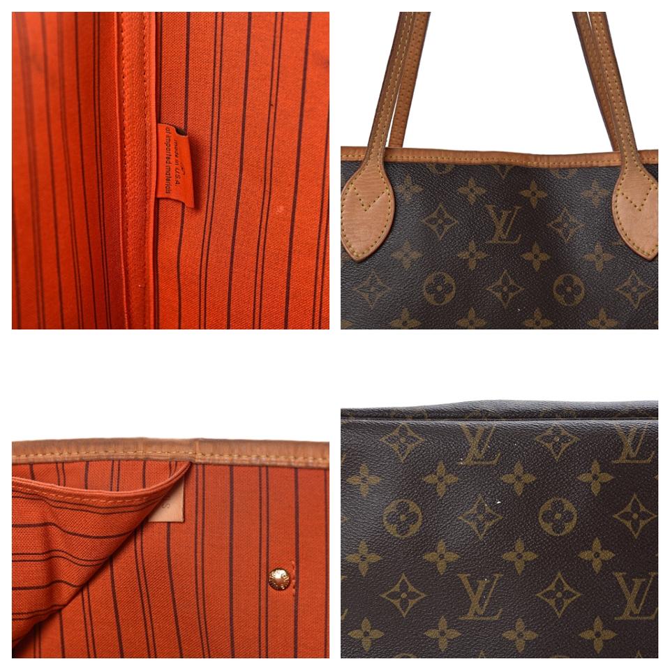 Louis Vuitton Neverfull Neo Gm Cerise Monogram Brown Canvas & Leather Tote