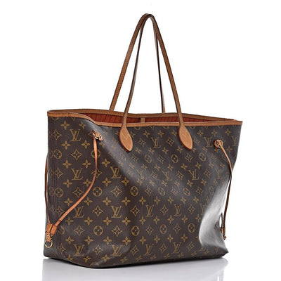 Louis Vuitton Neverfull Neo Gm Cerise Monogram Brown Canvas & Leather Tote
