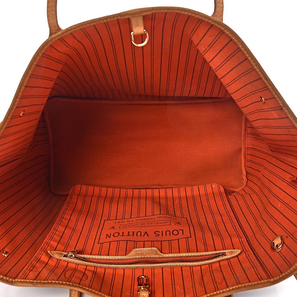 Louis Vuitton Neverfull Neo Gm Cerise Monogram Brown Canvas & Leather Tote