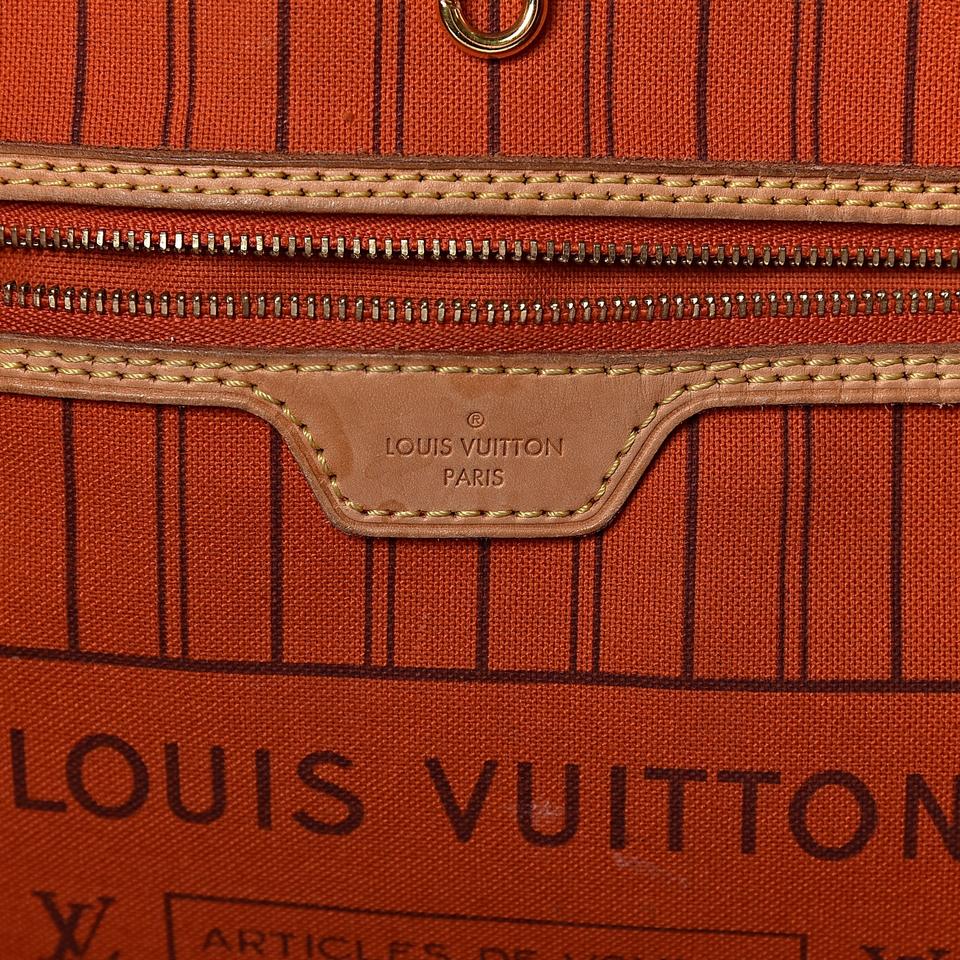 Louis Vuitton Neverfull Neo Gm Cerise Monogram Brown Canvas & Leather Tote