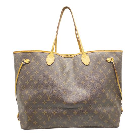 Louis Vuitton Neverfull Neo Gm Pivoine with Pouch Brown Monogram Canvas Tote