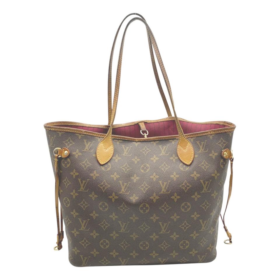 Louis Vuitton Neverfull Neo Mm Pivoine Brown Monogram Canvas Tote