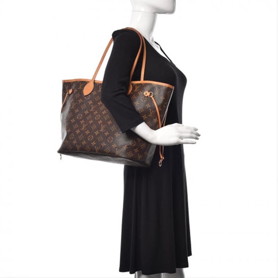 Louis Vuitton Neverfull Neo Mm Pivoine Brown Monogram Canvas Tote