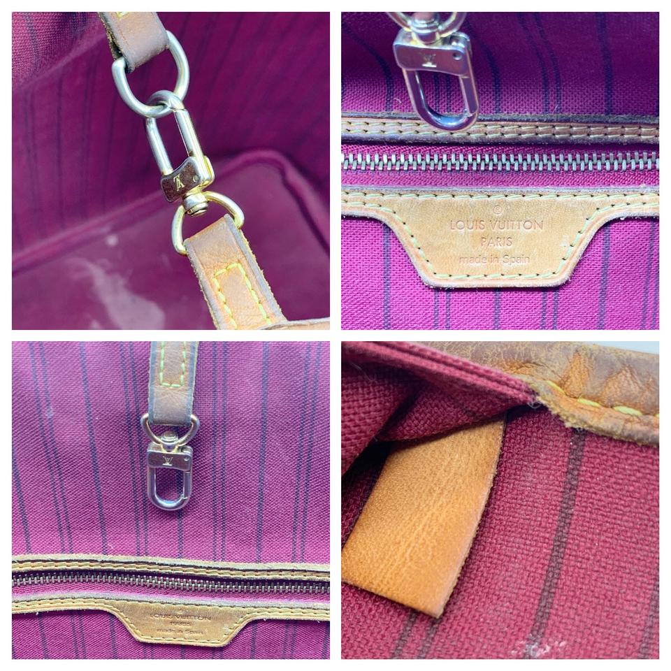 Louis Vuitton Neverfull Neo Mm Pivoine Brown Monogram Canvas Tote