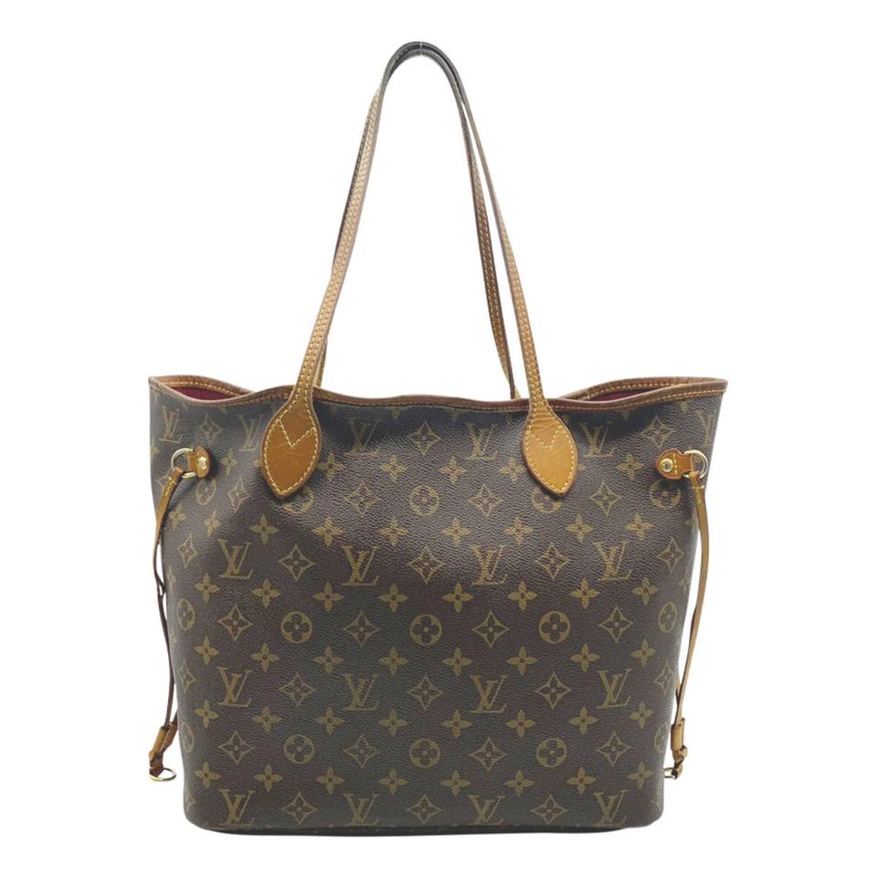 Louis Vuitton Neverfull Neo Mm Pivoine Brown Monogram Canvas Tote