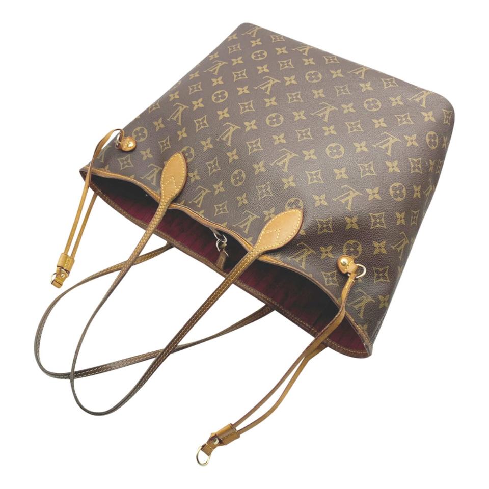 Louis Vuitton Neverfull Neo Mm Pivoine Brown Monogram Canvas Tote