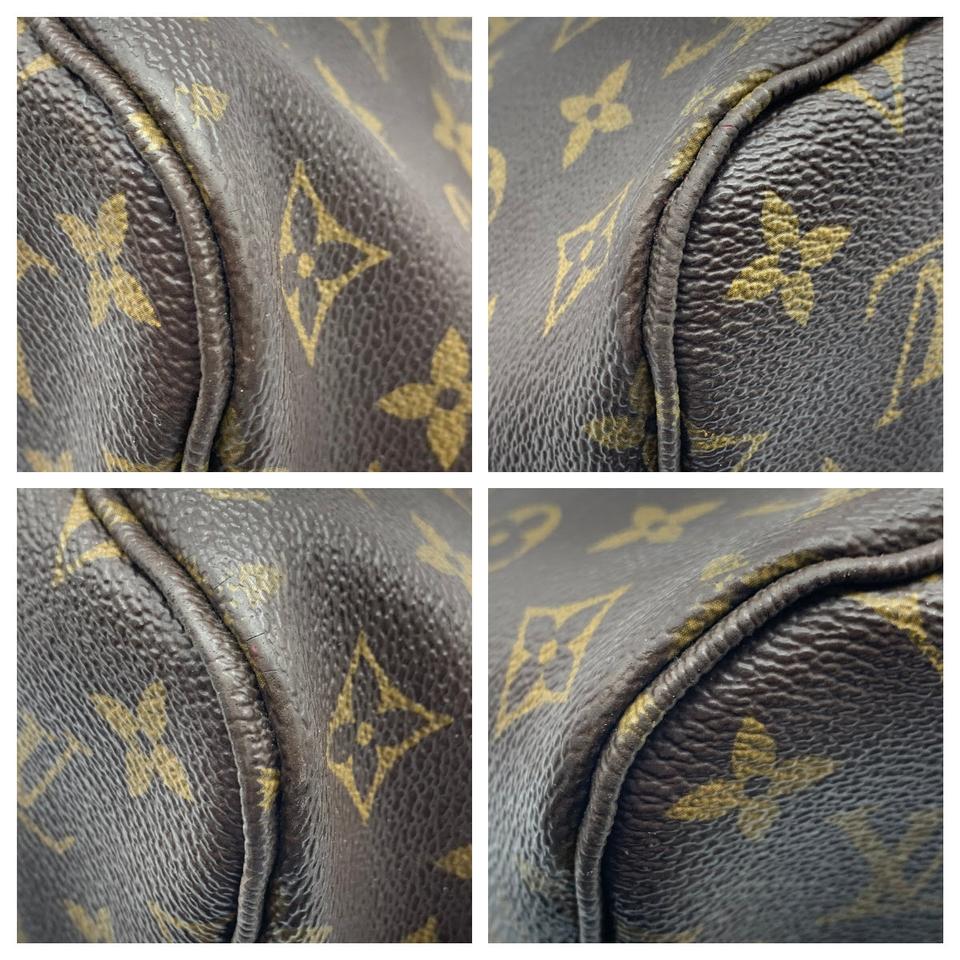Louis Vuitton Neverfull Neo Mm Pivoine Brown Monogram Canvas Tote