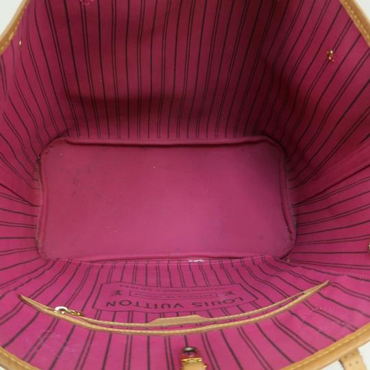 Louis Vuitton Neverfull Neo Mm Pivoine with Pouch Brown Monogram Canvas Shoulder Bag