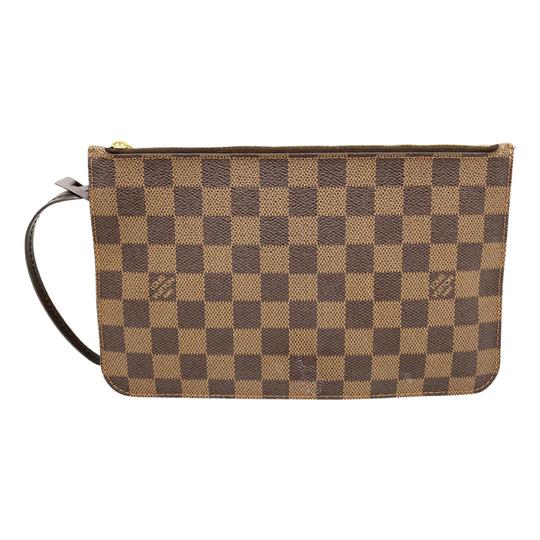 Louis Vuitton Neverfull Gm with Pouch Brown Damier Ebene Canvas Tote