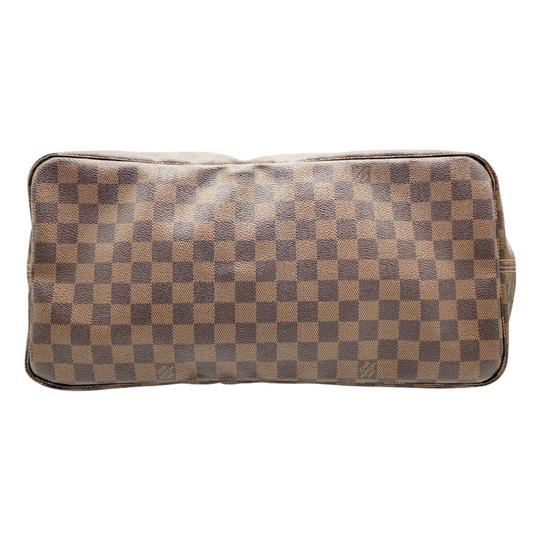 Louis Vuitton Neverfull Gm with Pouch Brown Damier Ebene Canvas Tote