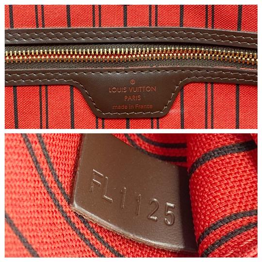 Louis Vuitton Neverfull Gm with Pouch Brown Damier Ebene Canvas Tote