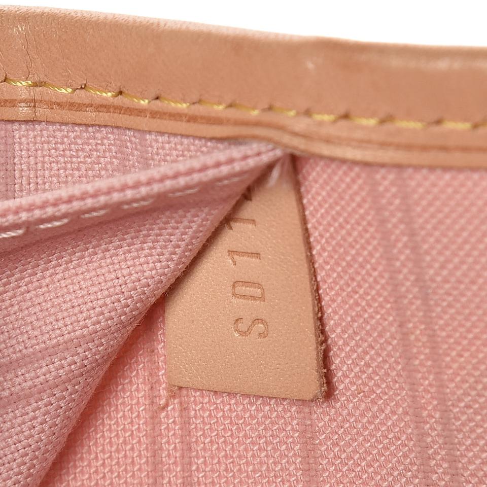 Louis Vuitton Neverfull Tahitienne Mm White Damier Azur Canvas Tote