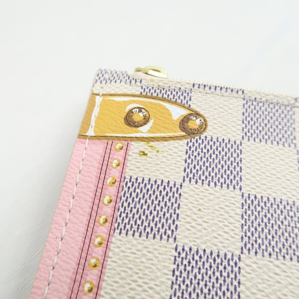 Louis Vuitton Neverfull W Mm Trunk White Damier Azur Canvas Shoulder Bag