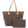 Louis Vuitton Neverfull Neo Mm Cerise with Pouch Brown Monogram Canvas Shoulder Bag