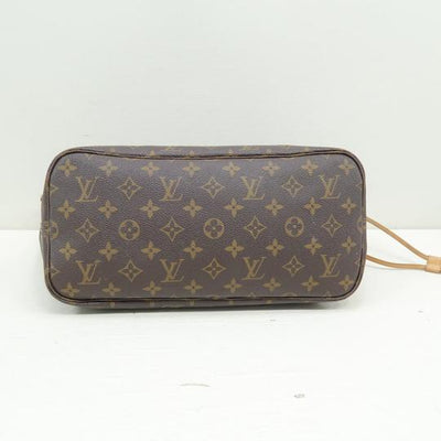 Louis Vuitton Neverfull Mm Cerise Brown Monogram Canvas Shoulder Bag