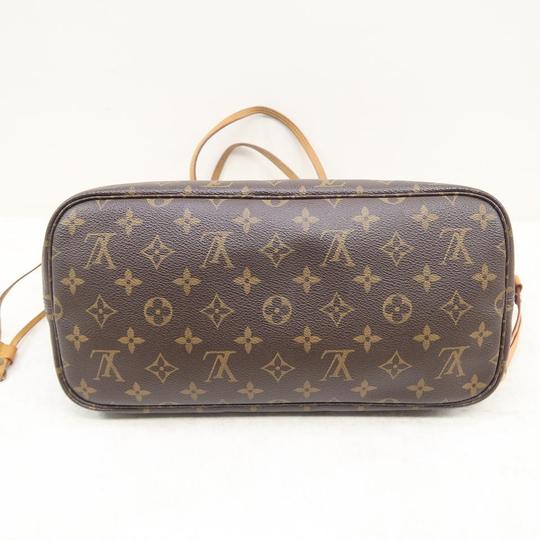 Louis Vuitton Neverfull Mm Tote Piment Orange with Pouch Brown Monogram Canvas Shoulder Bag