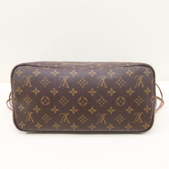 Louis Vuitton Neverfull Neo Mm Cerise with Pouch Brown Monogram Canvas Shoulder Bag