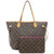 Louis Vuitton Neverfull Mm Pivoine Pink Interior with Pouch Brown Monogram Tote