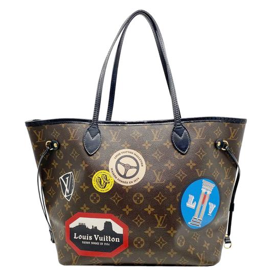 Louis Vuitton Neverfull MM Tote World Tour Limited Edition