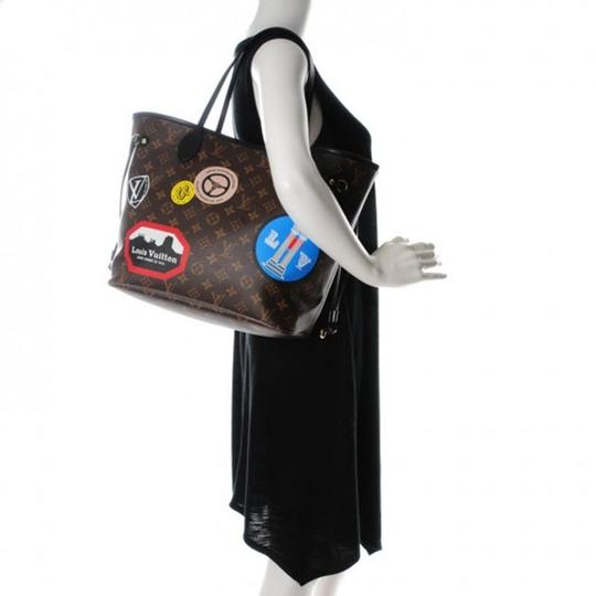 Louis Vuitton Neverfull World Tour Mm Limited Edition Monogram Canvas Shoulder Bag