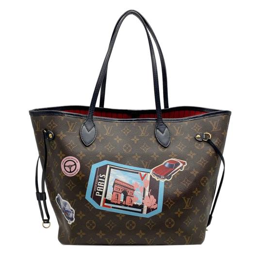 Louis Vuitton Neverfull World Tour Mm Limited Edition Monogram Canvas Shoulder Bag