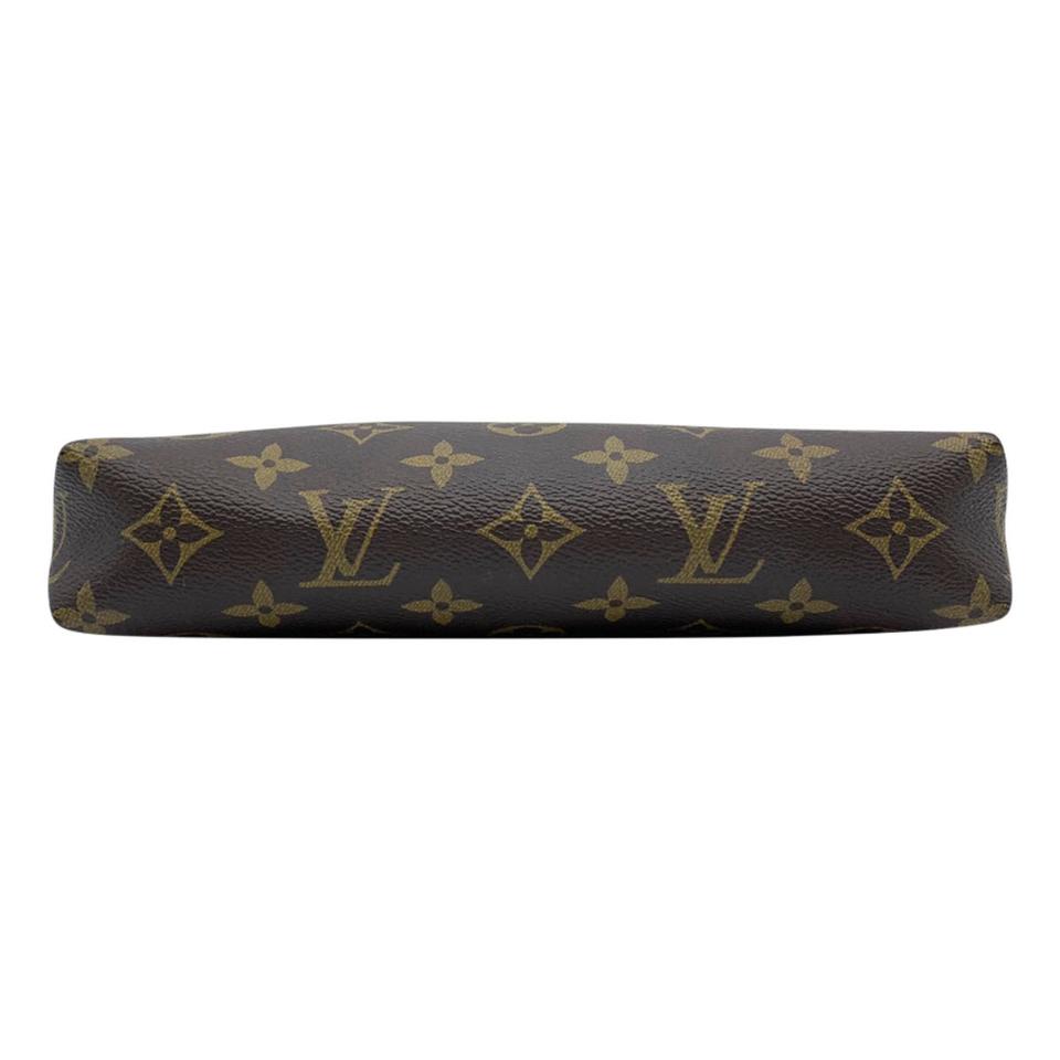Louis Vuitton Pallas Clutch Black Monogram Canvas Shoulder Bag