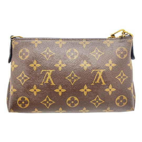 Louis Vuitton Pallas Clutch Bleu Marine Blue Monogram Canvas Shoulder Bag