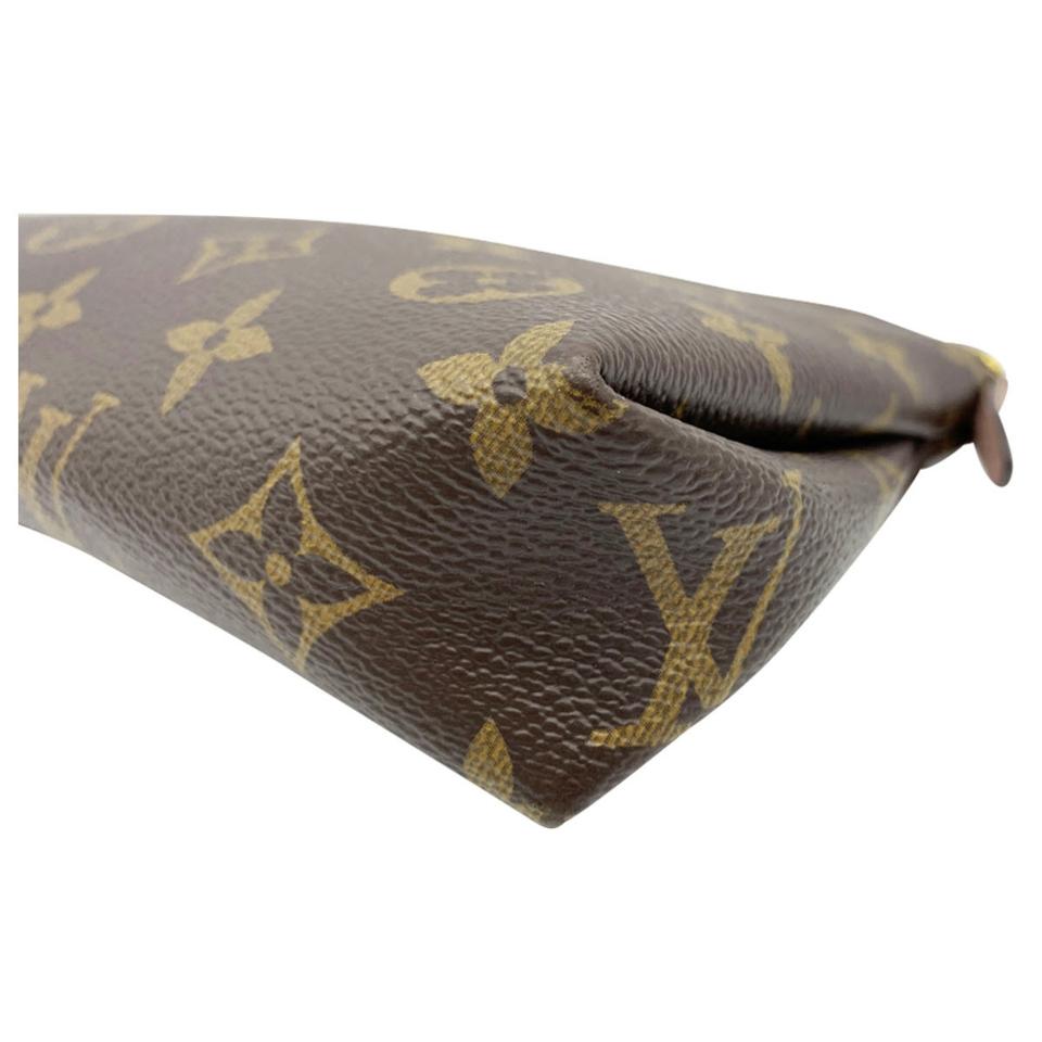 Louis Vuitton Pallas Clutch Brown Monogram Canvas Shoulder Bag