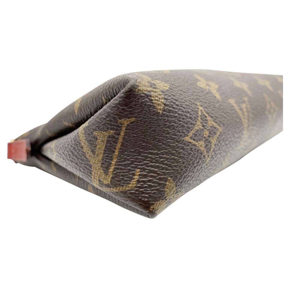 Louis Vuitton Pallas Clutch Brown Monogram Canvas Shoulder Bag