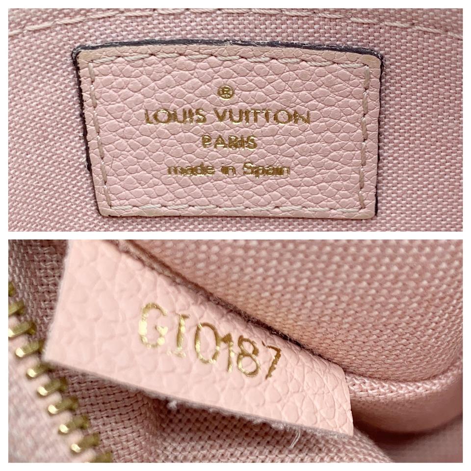 Louis Vuitton Pallas Clutch Rose Poudre Pink Monogram Canvas Shoulder Bag