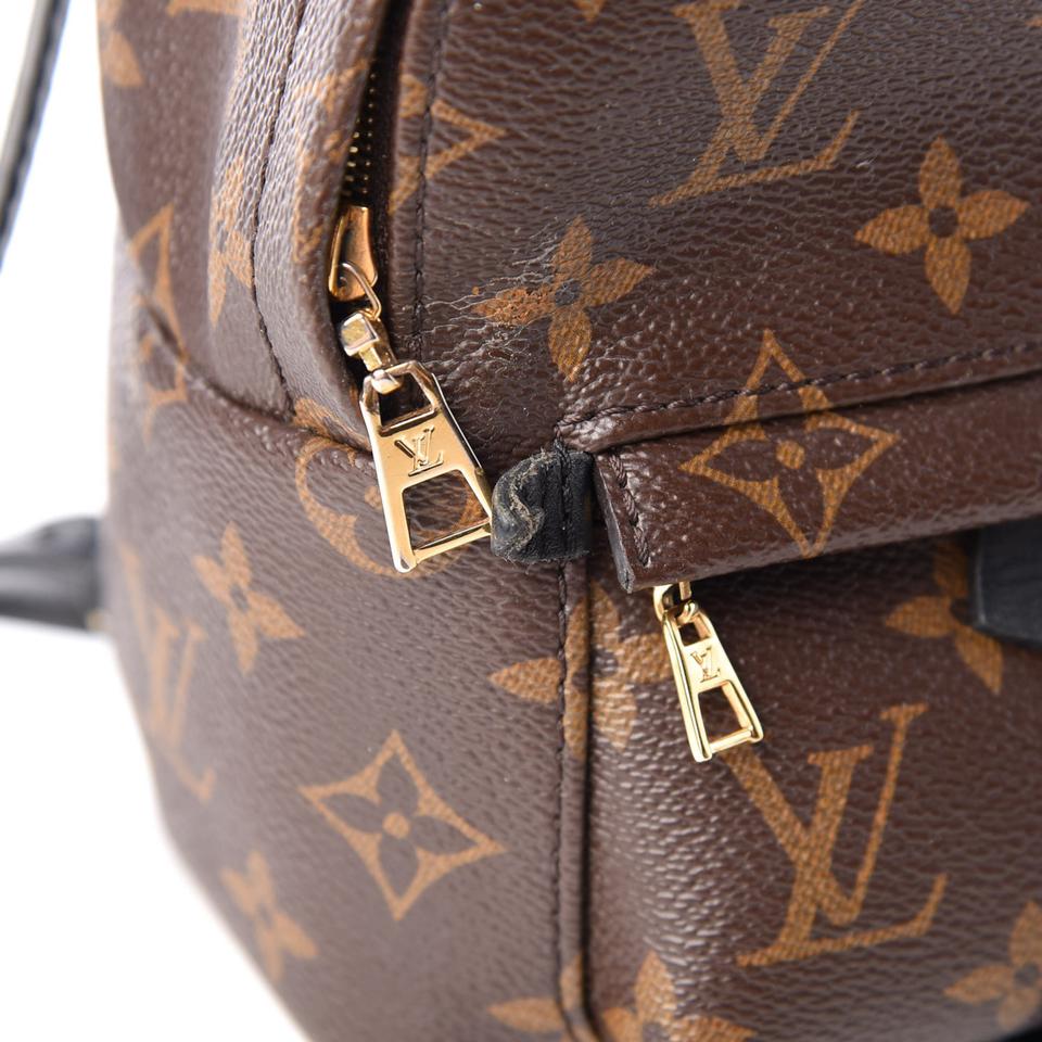 louis vuitton backpack purse medium Louis Vuitton Palm Springs Backpack Mini Brown Monogram Canvas Shoulde