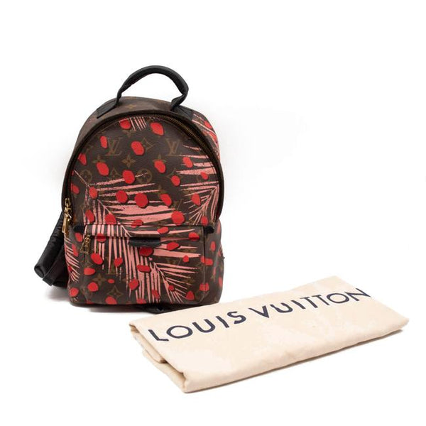 tas backpack Louis Vuitton Jungle Dots Monogram Palm Spring PM Backpack