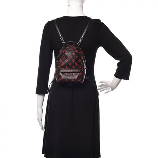 Louis Vuitton Palm Springs Mini Black Monogram Infrarouge Canvas Backpack