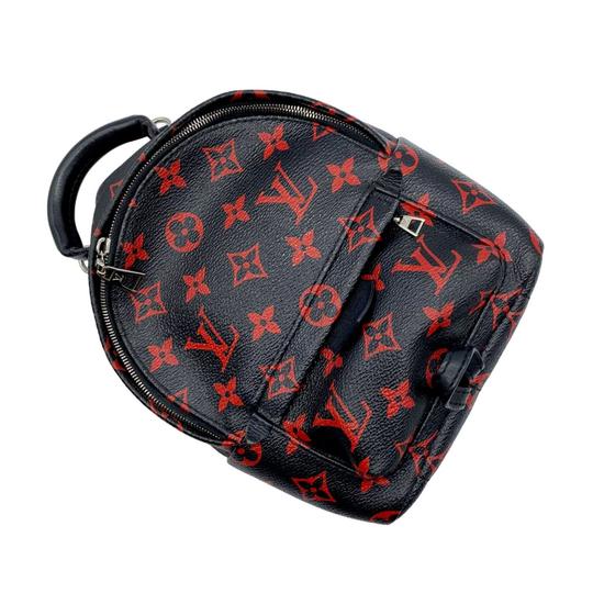 Louis Vuitton Palm Springs Mini Black Monogram Infrarouge Canvas Backpack