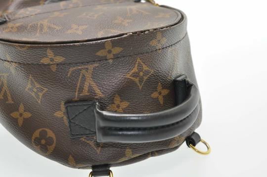 Louis Vuitton Palm Springs Mini Brown Monogram Canvas Backpack