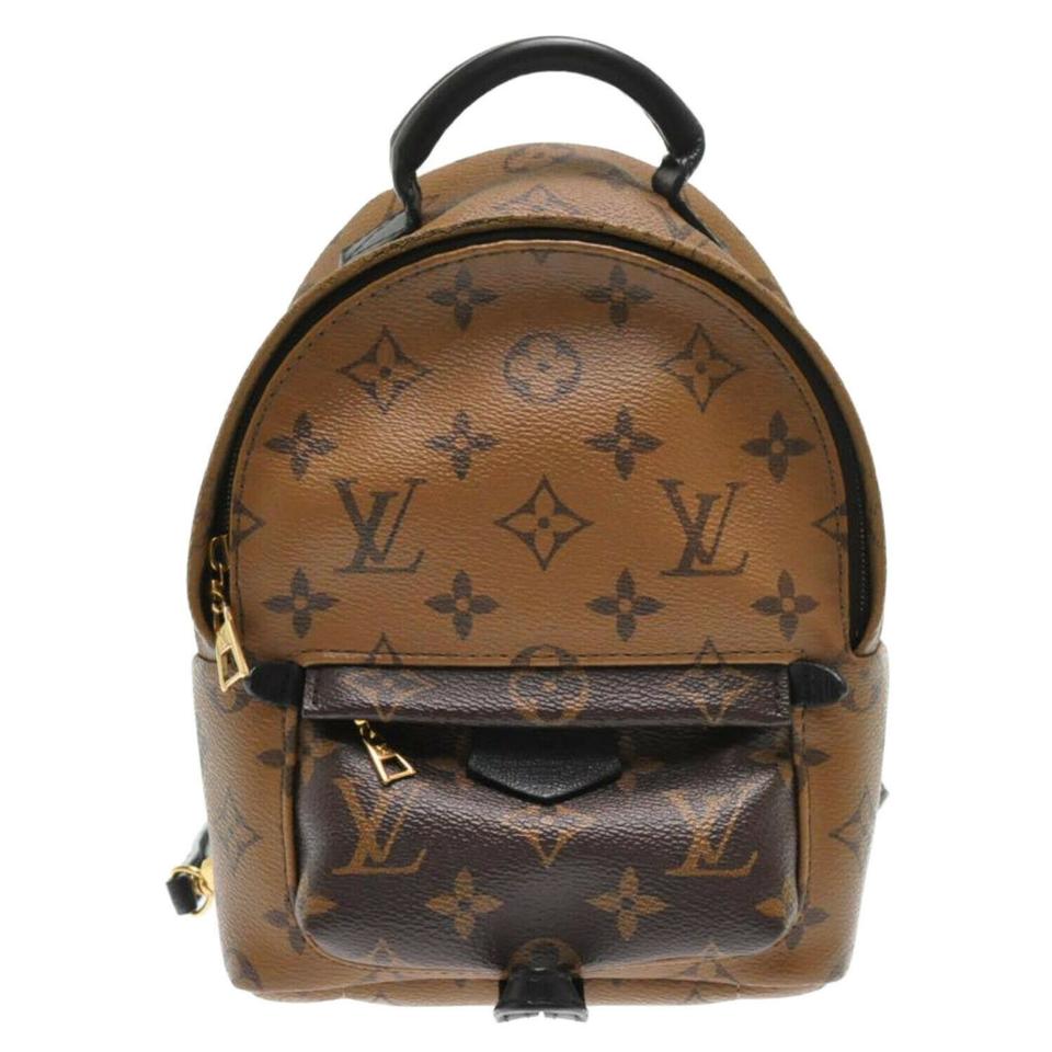 Louis Vuitton Palm Springs Monogram Reverse Mini Brown Canvas Backpack