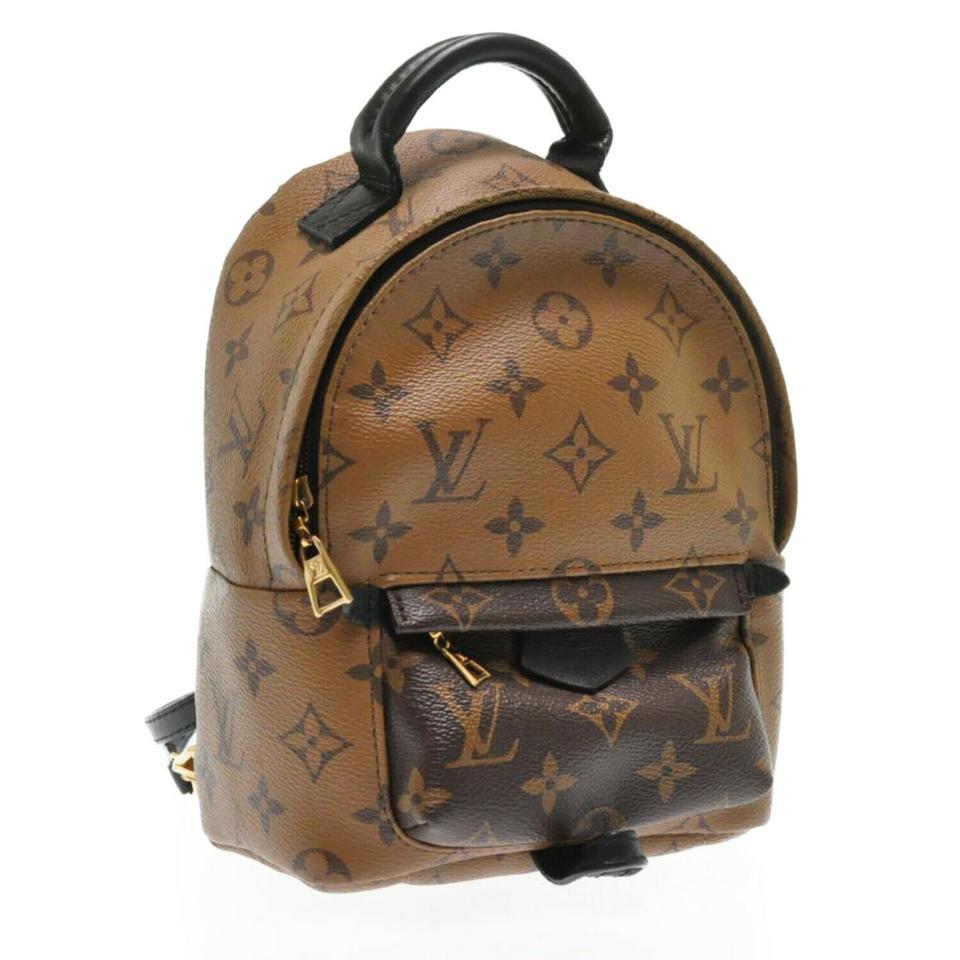 Louis Vuitton Palm Springs Monogram Reverse Mini Brown Canvas Backpack