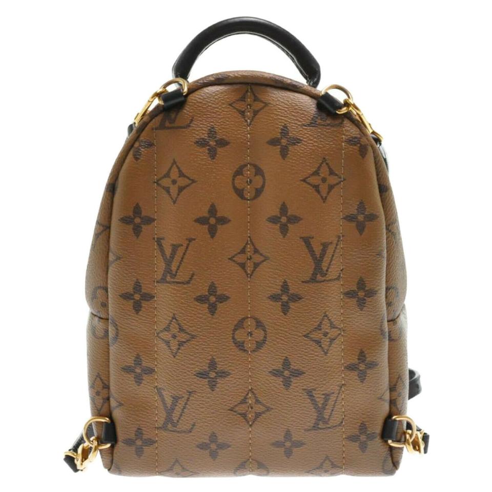 Louis Vuitton Palm Springs Monogram Reverse Mini Brown Canvas Backpack