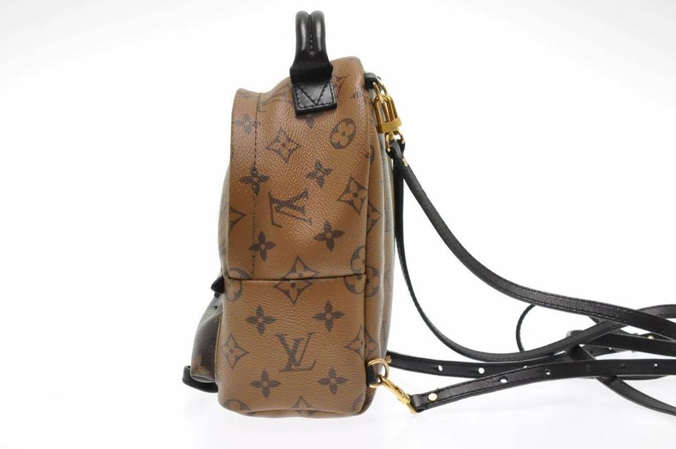 Louis Vuitton Palm Springs Monogram Reverse Mini Brown Canvas Backpack
