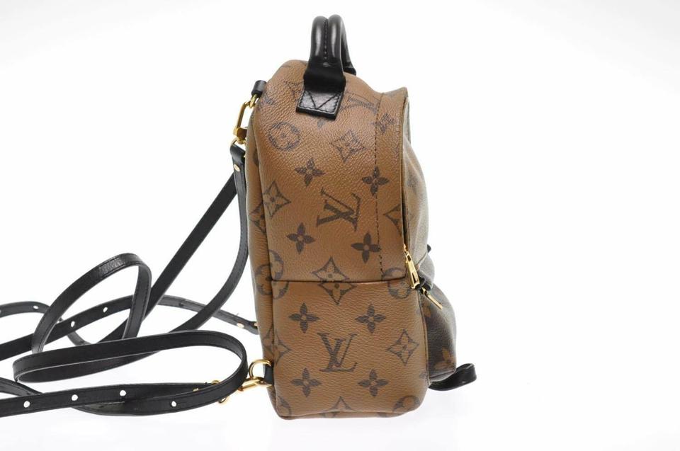 Louis Vuitton Palm Springs Monogram Reverse Mini Brown Canvas Backpack