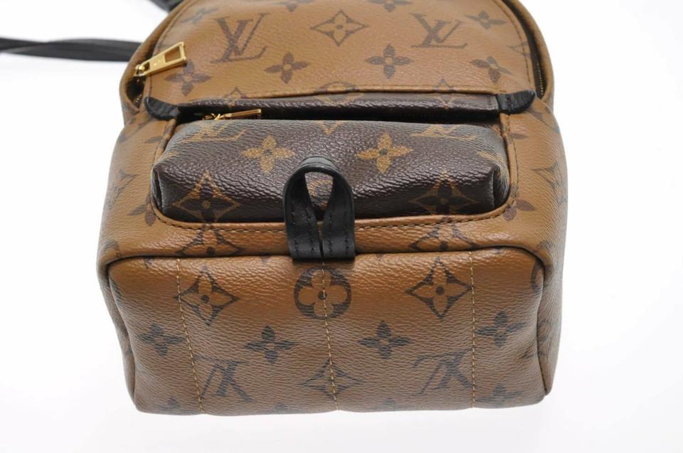 Louis Vuitton Palm Springs Monogram Reverse Mini Brown Canvas Backpack